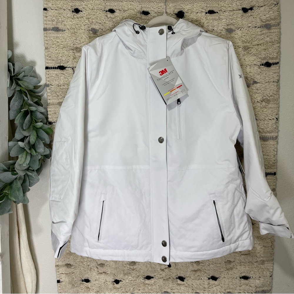 NWT Hurley White Peak Snow thinsulate Jacket Size XL